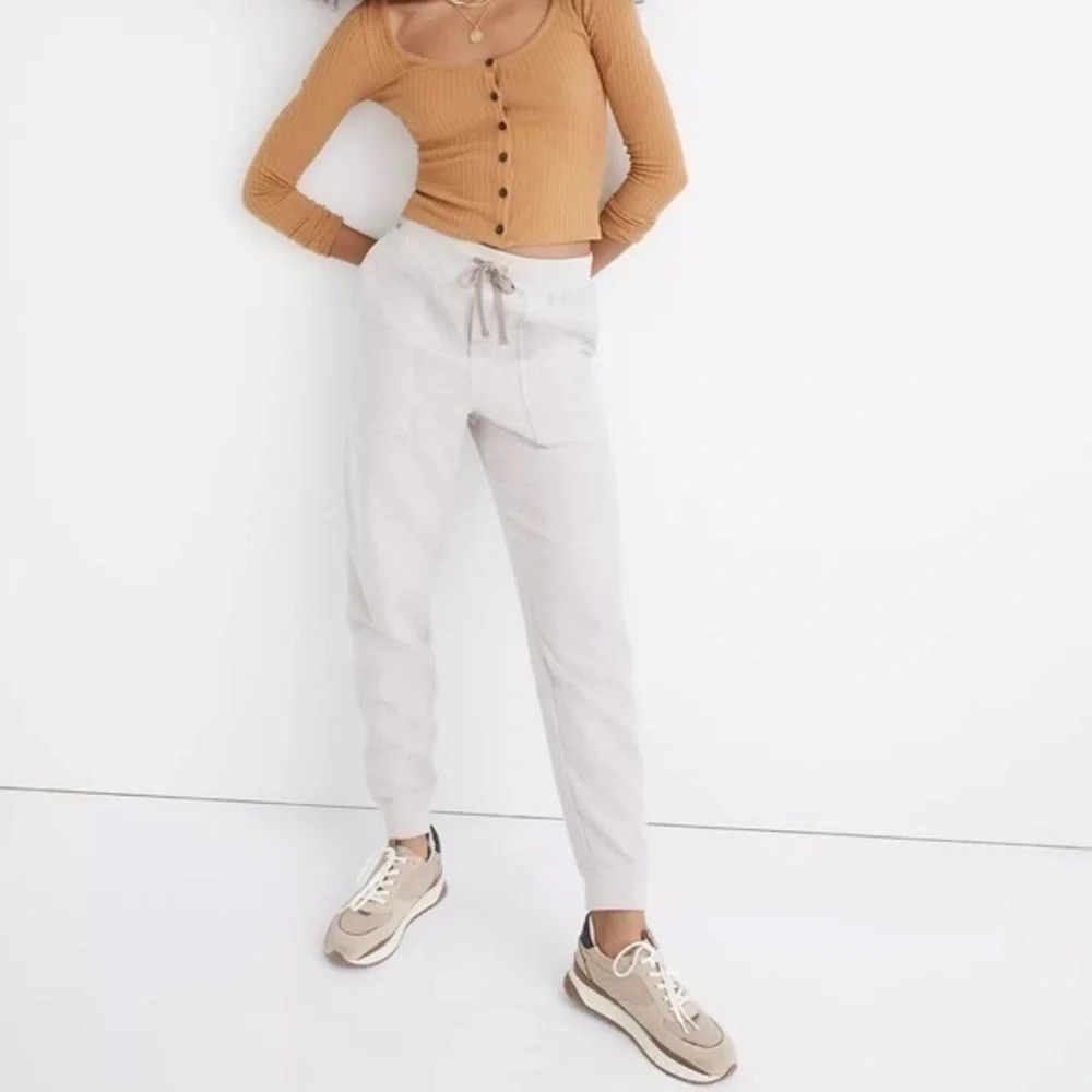 Madewell Waffleback Jogger Pants Telluride Stone
